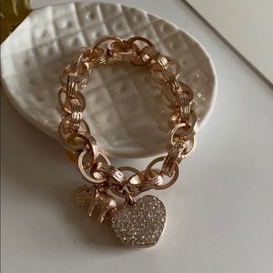 Rose gold chunky bracelet